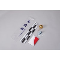 日本緑十字社 緑十字 日章旗(日の丸)セット 旗:680×900mm ポール:1400mm 254006 1組(1S)