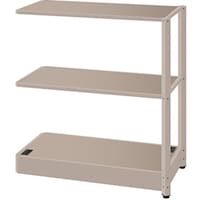 NAIKI シェルフラック(連結型) メレム MU型/天板:サテンアッシュトープ 本体:サテンアッシュトープ/W925×H973 MU0909RSTST 1台