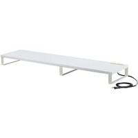 サンワサプライ SANWA コンセント付きモニター台(W1000・ホワイト) MRLC213W 1台(1本)