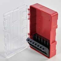 トラスコ中山 TRUSCO 樹脂ドリルケース(六角軸シャンクタイプ)13本収納 PLHEX13 1個