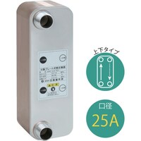 日阪製作所 日阪 ブレージングプレート式熱交換器(銅ろう付) BXC214PEO34 BXC214PEO34 1台