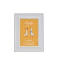 浅沼商会 フジカラー メタルカラーフレーム HLサイズ ホワイト 3402HL 1枚