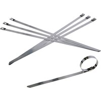 トラスコ中山 TRUSCO ステンレスケーブルタイ W7.9X280L (100本入) TRSCV280HD 1袋(100本)