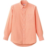 ボンマックス FACE MIX オックスフォード長袖シャツ オレンジ LL FB451013LL 1着