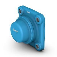 日本エスケイエフ SKF 角フランジ形玉軸受ユニット 食品ライン用、シール付き 軸径25mm F4BC25MCPSSDFH 1台