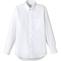 ボンマックス FACE MIX オックスフォード長袖シャツ ホワイト S FB451015S 1着