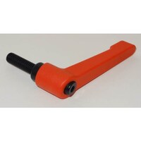 小西製作所 MIYOSHI プラスチッククランプレバー ZR オレンジ M12 ねじ長さ32mm ZR12X32O 1個