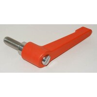 小西製作所 MIYOSHI プラスチッククランプレバー(ステン) ZRS オレンジ M5 ねじ長さ25mm ZRS5X25O 1個