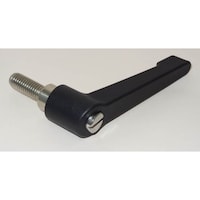 小西製作所 MIYOSHI プラスチッククランプレバー(ステン) ZRS ブラック M5 ねじ長さ32mm ZRS5X32B 1個