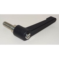 小西製作所 MIYOSHI プラスチッククランプレバー(ステン) ZRS ブラック M5 ねじ長さ12mm ZRS5X12B 1個