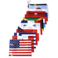 ササガワ ササガワ 式典用品 万国旗 20ケ国 20枚付 407461 1袋(1本)