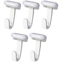 ヒナカ HINAKA bHレールシリーズ シングルフック ホワイト 5個入 BHCK53W 1袋(5個)