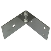 ハイロジック ハイロジック ステンエクボアングル F718 90mm ネジ・ボルト穴タイプ 16718 1袋(1個)