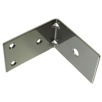 ハイロジック ハイロジック ステンエクボアングル F717 75mm ネジ・ボルト穴タイプ 16717 1袋(1個)