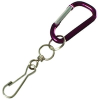 ハイロジック ハイロジック アルミフックD型 ホルダー付 60 紫 15863 1袋(1個)