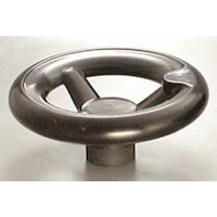 小西製作所 MIYOSHI フェノール樹脂製ハンドル車 NRPー100(握り用ネジ穴なし) ハンドル径100mm NRP100 1個