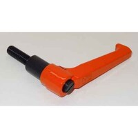 小西製作所 MIYOSHI クランプレバー KR(Hタイプ) オレンジ M16 ねじ長さ60mm KR16HX60O 1個