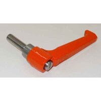 小西製作所 MIYOSHI ステンレスクランプレバー KRS オレンジ M10 ねじ長さ25mm KRS10X25O 1個