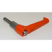 小西製作所 MIYOSHI ステンレスクランプレバー KRS(Hタイプ) オレンジ M8 ねじ長さ25mm KRS8HX25O 1個
