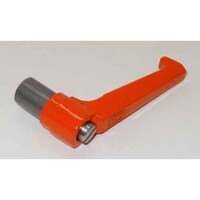 小西製作所 MIYOSHI ステンレスクランプレバー KFS(Hタイプ) オレンジ M8 ねじ深さ12mm KFS8HO 1個