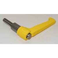 小西製作所 MIYOSHI ステンレスクランプレバー KRS(Hタイプ) イエロー M10 ねじ長さ25mm KRS10HX25Y 1個