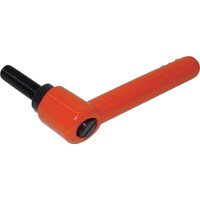 小西製作所 MIYOSHI クランプレバー SRI オレンジ インチネジ3/8 ねじ長さ20mm SRI38X20O 1個