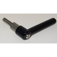 小西製作所 MIYOSHI ステンレスクランプレバー SRS(Hタイプ) ブラック M8 ねじ長さ60mm SRS8HX60B 1個