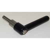 小西製作所 MIYOSHI ステンレスクランプレバー SRS(Hタイプ) ブラック M8 ねじ長さ30mm SRS8HX30B 1個