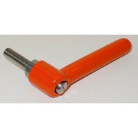 小西製作所 MIYOSHI ステンレスクランプレバー SRS オレンジ M12 ねじ長さ25mm SRS12X25O 1個