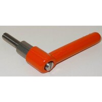 小西製作所 MIYOSHI ステンレスクランプレバー SRS(Hタイプ) オレンジ M16 ねじ長さ40mm SRS16HX40O 1個