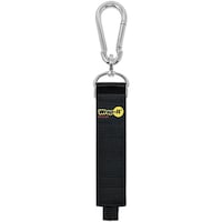 JJAAMM WrapーIt カラビナ付き収納ストラップ 18インチ 黒 100HNH18BL 1個