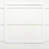 フクビ化学工業 FUKUVI 浴室天井用点検口枠 天井アルミ気密点検口枠Y ホワイト TAKY4W 1個