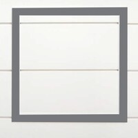 フクビ化学工業 FUKUVI 浴室天井用点検口枠 天井アルミ気密点検口枠Y ブラック35 TAKY4K3 1個