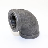 フローバル FLOBAL エルボ BL08黒 1” 00922795 1個