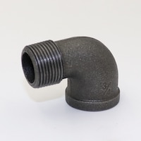 フローバル FLOBAL ストリートエルボ SL04黒 1/2 00922850 1個