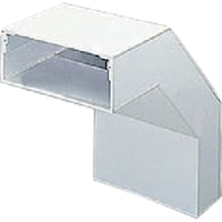 マサル工業 マサル 配線ダクト エルダクト 内大マガリ 3010 ホワイト LDU2322 1個