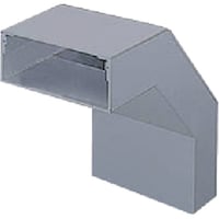 マサル工業 マサル 配線ダクト エルダクト 内大マガリ 3015 グレー LDU2331 1個