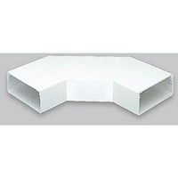 マサル工業 マサル 配線ダクト エルダクト 平面大マガリ 2510 ホワイト LDM2222 1個