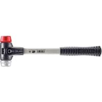 HALDER HALDER SIMPLEXハンマー プラスティック・ソフトメタル シルバー、強化鋳鉄製ハウジングとグラスファイバー製ハンドル 径30mm 全長300mm 3769.030 1本