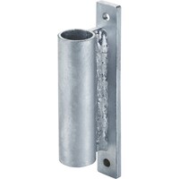 岡田装飾金物 岡田 間仕切ポール用オプション 壁付落し受座 16φ用 90T82 1個