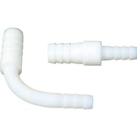 フロンケミカル フロンケミカル フッ素樹脂 PTFEチューブコネクターL型 10φ×12φ NR0081008 1個