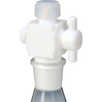 フロンケミカル フロンケミカル フッ素樹脂 二方バルブ接続型アダプター 12φ用×TS19/28 NR0095007 1個