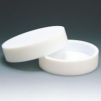 フロンケミカル フロンケミカル フッ素樹脂(PTFE) 浅型シャーレーフタ付 100φ×25 NR1034001 1個