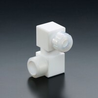 フロンケミカル フロンケミカル フッ素樹脂フレキシブルハーフオスジョイント3/8パイ×RC3/8 NR1652013 1個