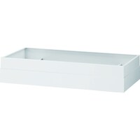 トラスコ中山 TRUSCO ユニット型壁面書庫 笠木 H100ー180 W色 UW1018CK 1台