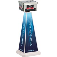 テラモト テラモト スモーキングポール 角型・シルバー 本体(小) アイボリー OT5575518 1台