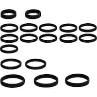 京都機械工具 nepros 12.7sq.ソケットレンチセット用ゴムリングセット 黒 NTYR18X 1S