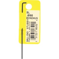 ボンダス BONDHUS スタビー・ボールポイント・Lレンチ ロング 0.050インチ No.16502 SL0.050 1本