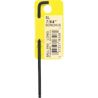 ボンダス BONDHUS スタビー・ボールポイント・Lレンチ ロング 7/64インチ No.16506 SL764 1本