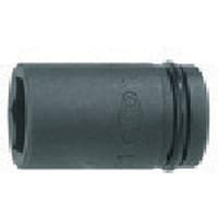 ミトロイ(水戸工機) ミトロイ 1/2インパクトレンチ用ソケット(セミロング自動車タイヤ用)18mm P4SL18 1個